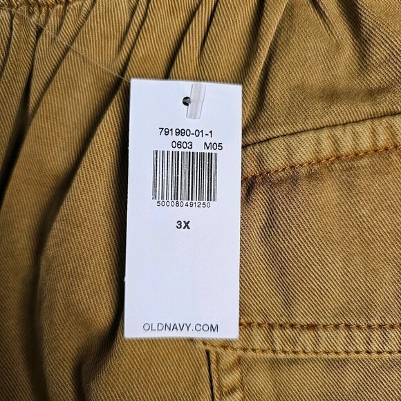 💎013 Old Navy High-Waisted Paper Bag Tie Waist Twill Shorts - Picture 8 of 13